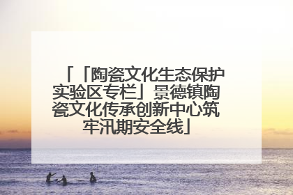 「陶瓷文化生态保护实验区专栏」景德镇陶瓷文化传承创新中心筑牢汛期安全线