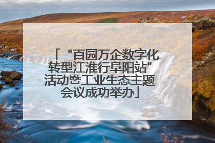 “百园万企数字化转型江淮行阜阳站”活动暨工业生态主题会议成功举办
