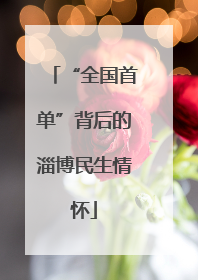 “全国首单”背后的淄博民生情怀