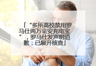 “多所高校禁用罗马仕两万毫安充电宝”，罗马仕发声明道歉：已展开核查