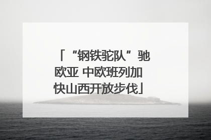 “钢铁驼队”驰欧亚 中欧班列加快山西开放步伐