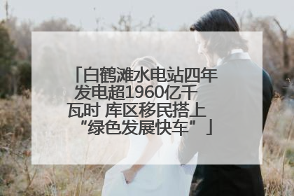 白鹤滩水电站四年发电超1960亿千瓦时 库区移民搭上“绿色发展快车”