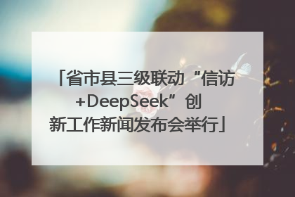 省市县三级联动“信访+DeepSeek”创新工作新闻发布会举行