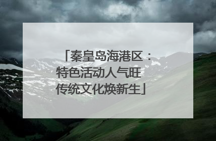 秦皇岛海港区：特色活动人气旺 传统文化焕新生