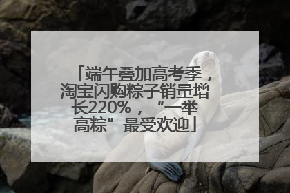 端午叠加高考季，淘宝闪购粽子销量增长220%，“一举高粽”最受欢迎