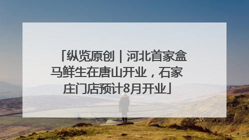 纵览原创｜河北首家盒马鲜生在唐山开业，石家庄门店预计8月开业