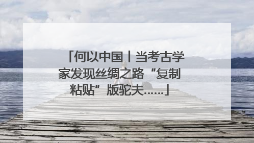 何以中国丨当考古学家发现丝绸之路“复制粘贴”版驼夫……