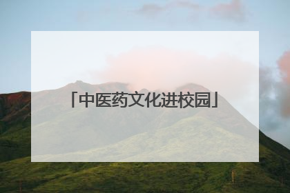中医药文化进校园