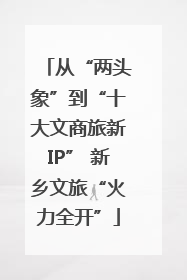 从“两头象”到“十大文商旅新IP” 新乡文旅“火力全开”