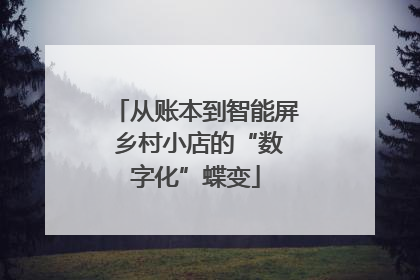 从账本到智能屏 乡村小店的“数字化”蝶变