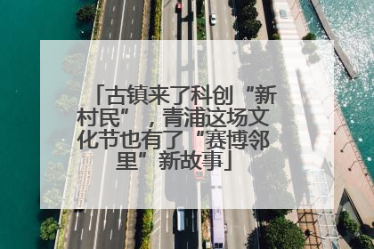古镇来了科创“新村民”，青浦这场文化节也有了“赛博邻里”新故事