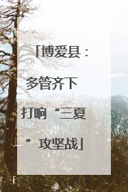 博爱县：多管齐下 打响“三夏”攻坚战