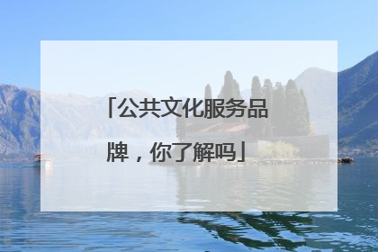 公共文化服务品牌，你了解吗