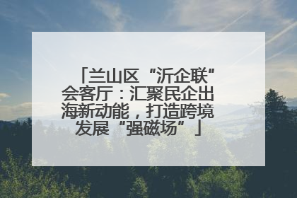 兰山区“沂企联”会客厅：汇聚民企出海新动能，打造跨境发展“强磁场”