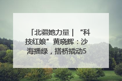 北疆她力量｜“科技红娘”黄晓辉：沙海播绿，搭桥撬动5.3亿研发