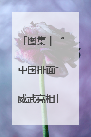 图集︱“中国排面”威武亮相