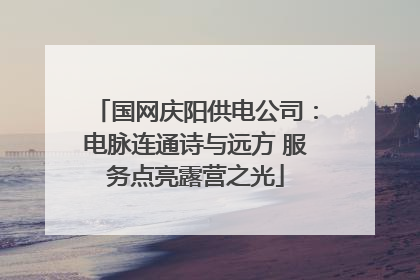 国网庆阳供电公司：电脉连通诗与远方 服务点亮露营之光