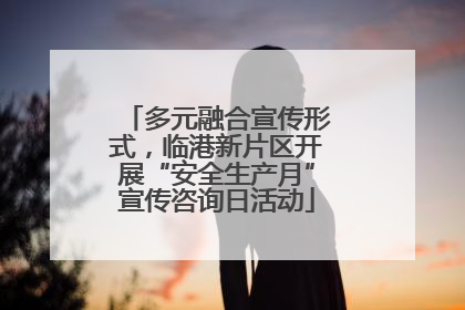 多元融合宣传形式，临港新片区开展“安全生产月”宣传咨询日活动