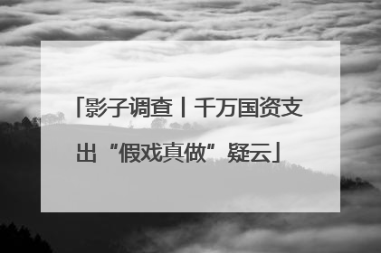 影子调查丨千万国资支出“假戏真做”疑云