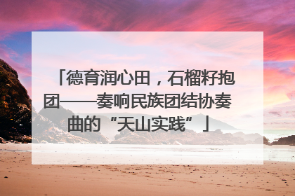 德育润心田，石榴籽抱团——奏响民族团结协奏曲的“天山实践”