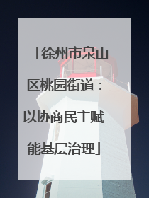 徐州市泉山区桃园街道：以协商民主赋能基层治理