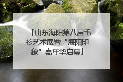 山东海阳第八届毛衫艺术展暨“海阳印象”嘉年华启幕