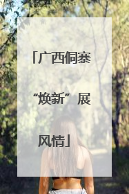 广西侗寨“焕新”展风情