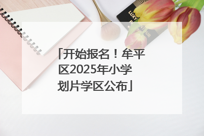 开始报名！牟平区2025年小学划片学区公布