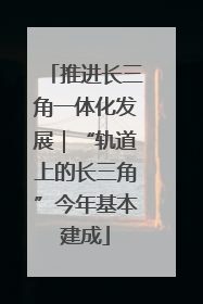 推进长三角一体化发展｜“轨道上的长三角”今年基本建成