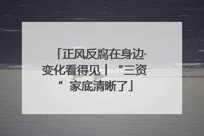 正风反腐在身边·变化看得见丨“三资”家底清晰了
