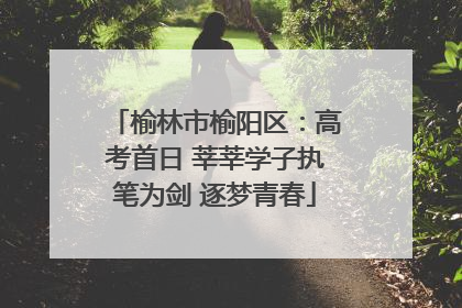 榆林市榆阳区：高考首日 莘莘学子执笔为剑 逐梦青春