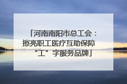 河南南阳市总工会：擦亮职工医疗互助保障“工”字服务品牌
