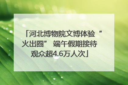 河北博物院文博体验“火出圈” 端午假期接待观众超4.6万人次