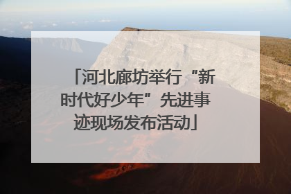 河北廊坊举行“新时代好少年”先进事迹现场发布活动