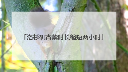 洛杉矶宵禁时长缩短两小时