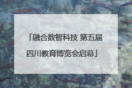 融合数智科技 第五届四川教育博览会启幕