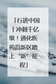 行进中国丨冲刺千亿级！通化医药高新区踏上“新”征程