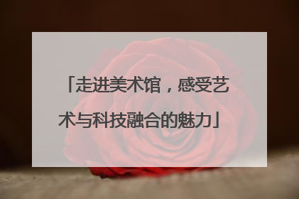 走进美术馆，感受艺术与科技融合的魅力