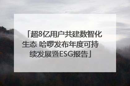 超8亿用户共建数智化生态 哈啰发布年度可持续发展暨ESG报告