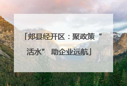 郏县经开区：聚政策“活水” 助企业远航