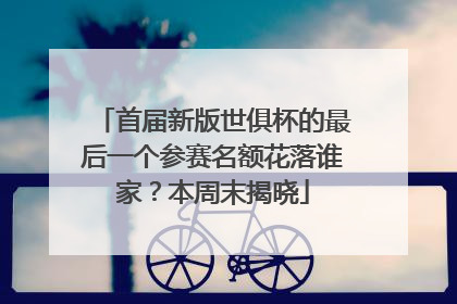 首届新版世俱杯的最后一个参赛名额花落谁家？本周末揭晓