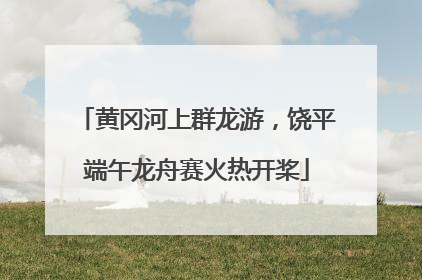 黄冈河上群龙游，饶平端午龙舟赛火热开桨