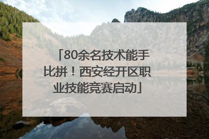 80余名技术能手比拼！西安经开区职业技能竞赛启动