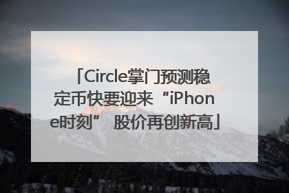 Circle掌门预测稳定币快要迎来“iPhone时刻” 股价再创新高